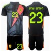 Spanien Unai Simon #23 Torwart Auswärtstrikot EM 2024 Kurzarm (+ kurze hosen)